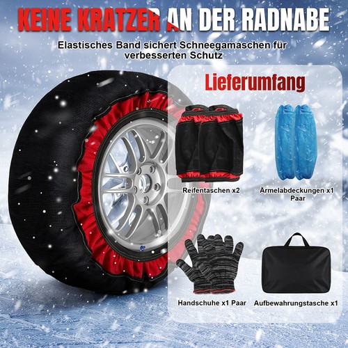 2tlg schneesocken größe xl - 2tlg,